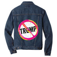 Anti Trump Never Trump Men Denim Jacket | Artistshot