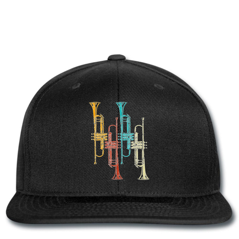 Retro Jazz Music Trumpeter Gifts Trumpet T Shirt Printed Hat | Artistshot