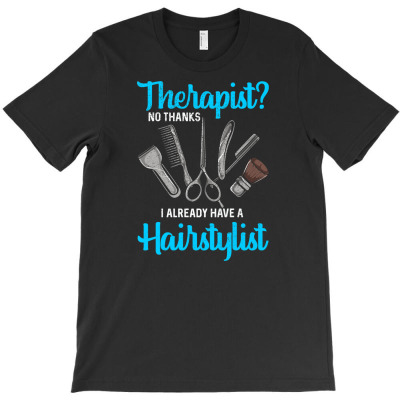 Hairdresser Hairdresser Gift For Scissors Users Who Are Hairdresser & T-shirt Designed By Chuart
