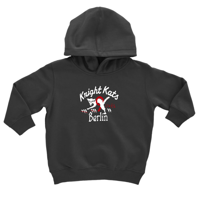 He Knight Kats Berlin 9 Lives Beige Johnson Motors Toddler Hoodie by harry sul | Artistshot