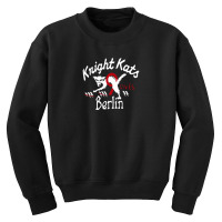 He Knight Kats Berlin 9 Lives Beige Johnson Motors Youth Sweatshirt | Artistshot