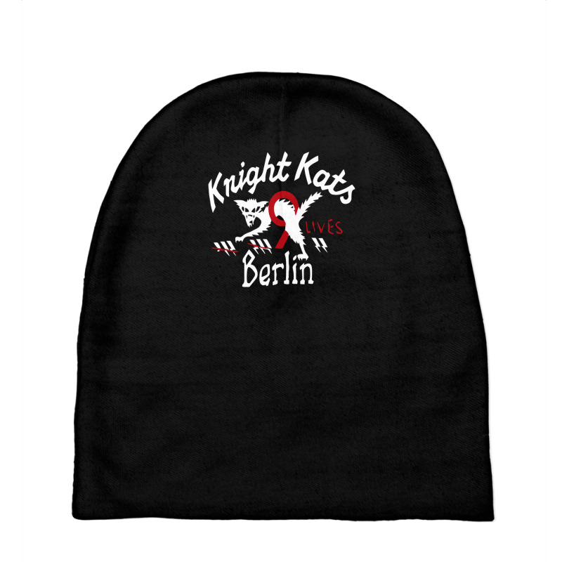 He Knight Kats Berlin 9 Lives Beige Johnson Motors Baby Beanies by harry sul | Artistshot