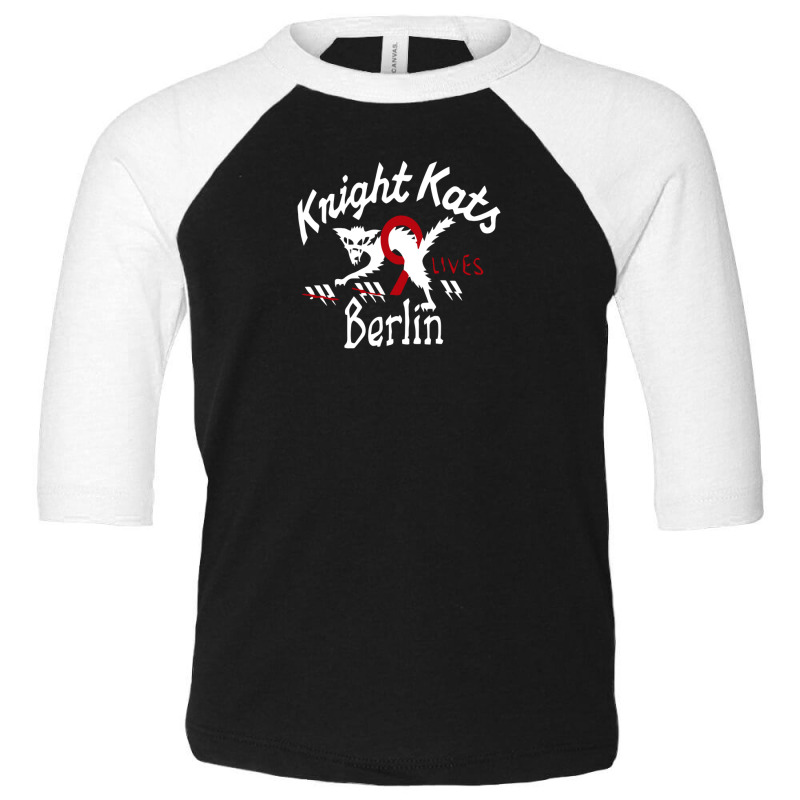 He Knight Kats Berlin 9 Lives Beige Johnson Motors Toddler 3/4 Sleeve Tee by harry sul | Artistshot