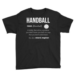 handball sport jump shot women handball hobby (13) Youth Tee | Artistshot