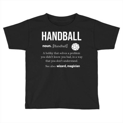 Handball Sport Jump Shot Women Handball Hobby (13) Toddler T-shirt Designed By Chuart