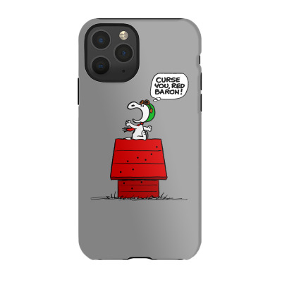 Snoopy: Curse You Red Baron! Iphone 11 Pro Case Designed By Pop Cultured