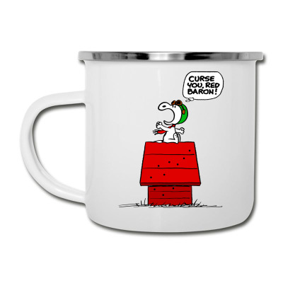 Snoopy: Curse You Red Baron! Camper Cup Designed By Pop Cultured