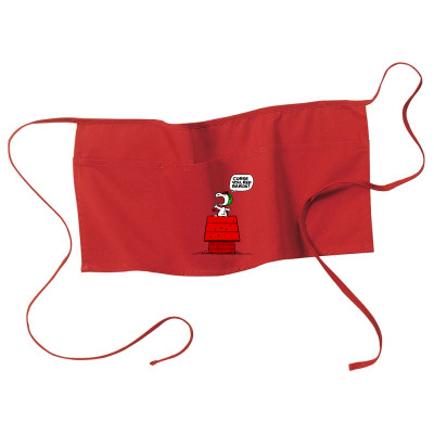 Snoopy: Curse You Red Baron! Waist Apron Designed By Pop Cultured