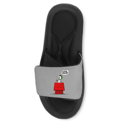 Snoopy: Curse You Red Baron! Slide Sandal Designed By Pop Cultured