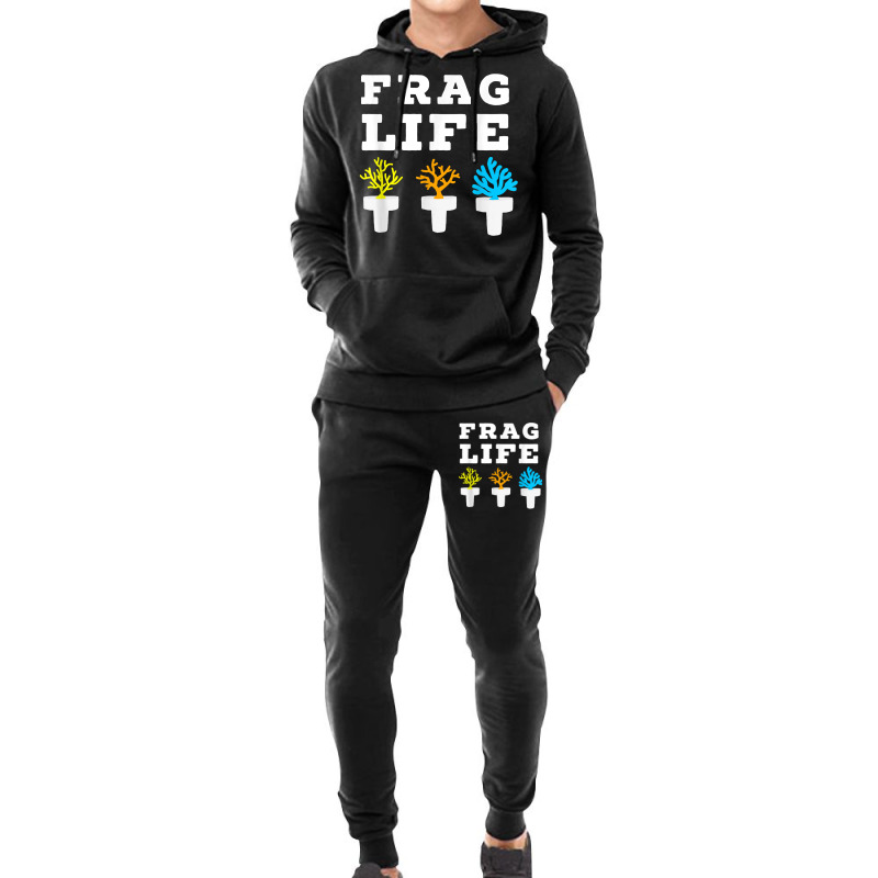 Frag Life Coral Reef Saltwater Funny Aquarium Aquarist Joke T Shirt Hoodie & Jogger set by bhuvanseeliger | Artistshot