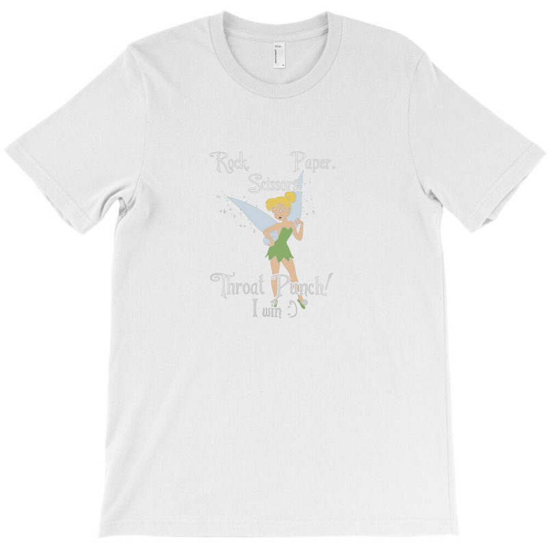 Tinkerbell Rock Paper Scissors T-Shirt by rastyrocl | Artistshot