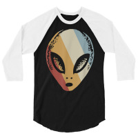 Alien Retro Style Vintage T Shirt 3/4 Sleeve Shirt | Artistshot