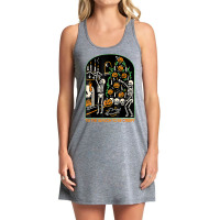 Tis The Season To Be Creepy, Dead Inside Halloween T Shirt Tank Dress | Artistshot