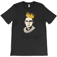 I Dissent Rbg Ruth Bader Ginsburg Lace Collar Graphic Womens T Shirt T-shirt | Artistshot