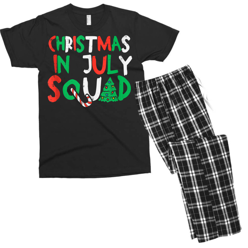 Christmas In July Squad Funny Summer Xmas Men Women Kids Tank Top Men's T-shirt Pajama Set | Artistshot