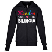 Maestra Bilingue Spanish Teacher Appreciation Gift For Women T Shirt Youth Zipper Hoodie | Artistshot