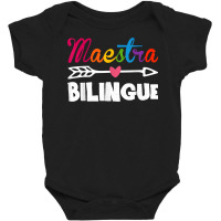 Maestra Bilingue Spanish Teacher Appreciation Gift For Women T Shirt Baby Bodysuit | Artistshot