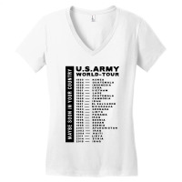 Army World Tour Women's V-neck T-shirt | Artistshot