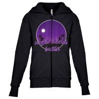 Virgin Islands British By Night With Palms T Shirt Youth Zipper Hoodie | Artistshot