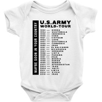 Army World Tour Baby Bodysuit | Artistshot