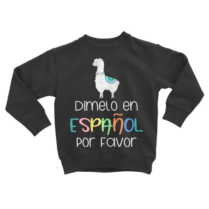 Womens En Espanol Por Favor Maestra Bilingual Spanish Teacher T Shirt Toddler Sweatshirt by kryloxsiriaso4 | Artistshot