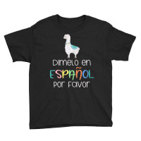 Womens En Espanol Por Favor Maestra Bilingual Spanish Teacher T Shirt Youth Tee | Artistshot