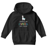 Womens En Espanol Por Favor Maestra Bilingual Spanish Teacher T Shirt Youth Hoodie | Artistshot