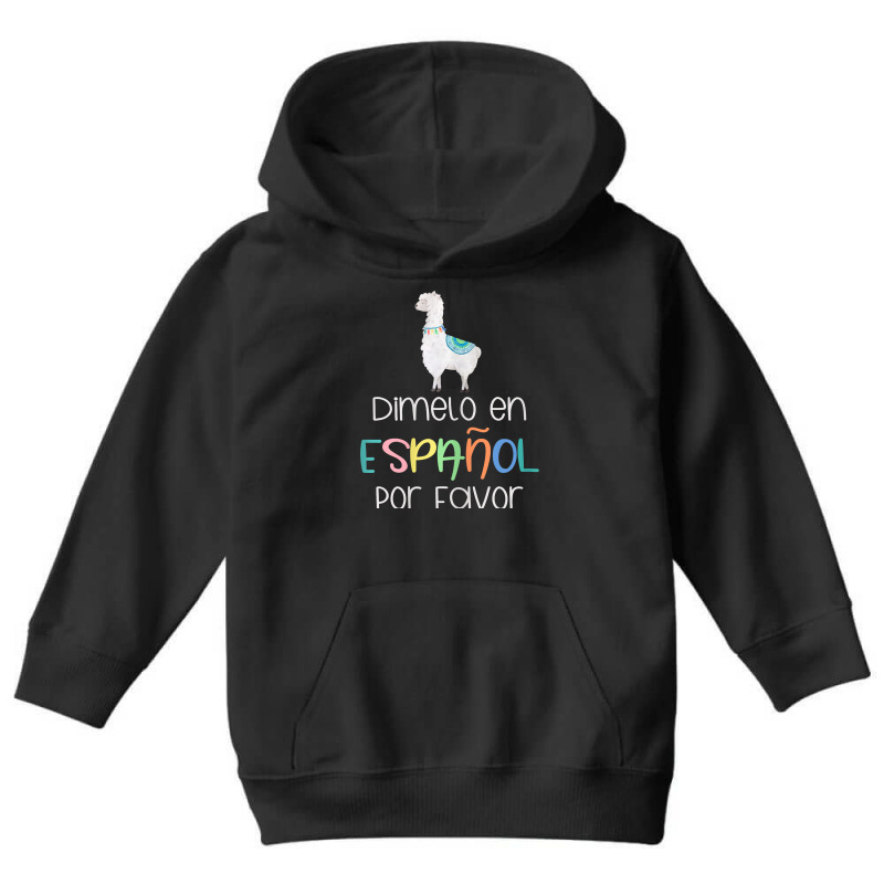 Womens En Espanol Por Favor Maestra Bilingual Spanish Teacher T Shirt Youth Hoodie by kryloxsiriaso4 | Artistshot