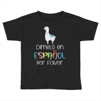 Womens En Espanol Por Favor Maestra Bilingual Spanish Teacher T Shirt Toddler T-shirt | Artistshot