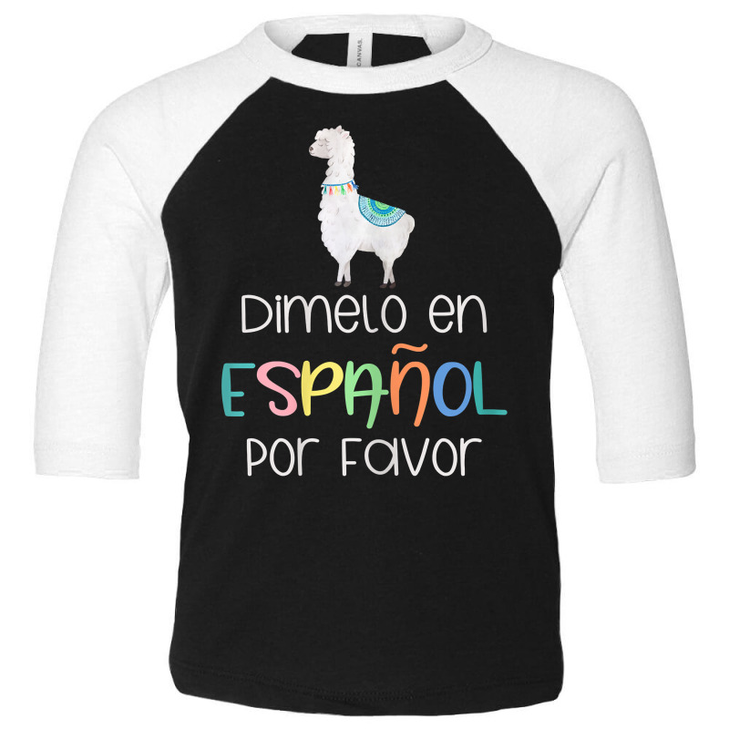 Womens En Espanol Por Favor Maestra Bilingual Spanish Teacher T Shirt Toddler 3/4 Sleeve Tee by kryloxsiriaso4 | Artistshot