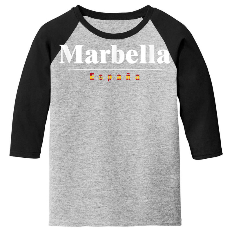 Marbella Spain T Shirt Youth 3/4 Sleeve | Artistshot