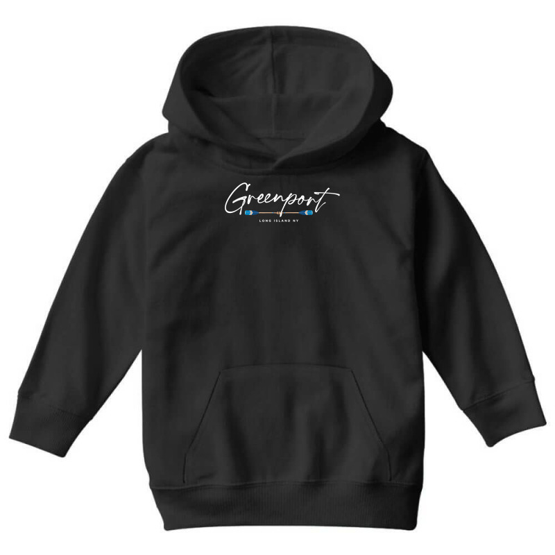 Greenport Long Island Ny Oars Graphic T Shirt Youth Hoodie | Artistshot