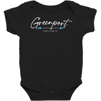 Greenport Long Island Ny Oars Graphic T Shirt Baby Bodysuit | Artistshot