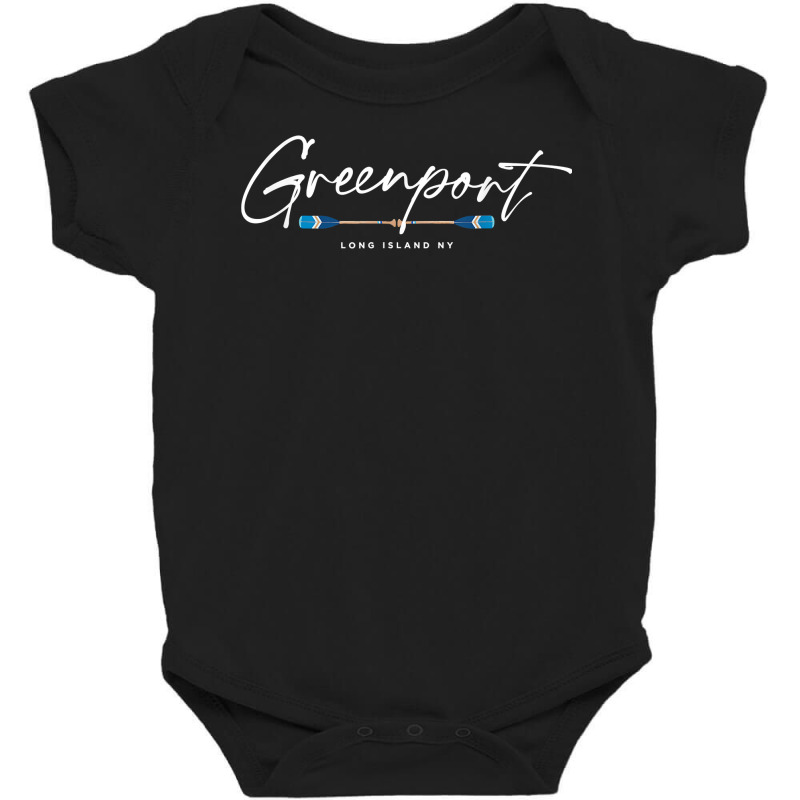 Greenport Long Island Ny Oars Graphic T Shirt Baby Bodysuit | Artistshot