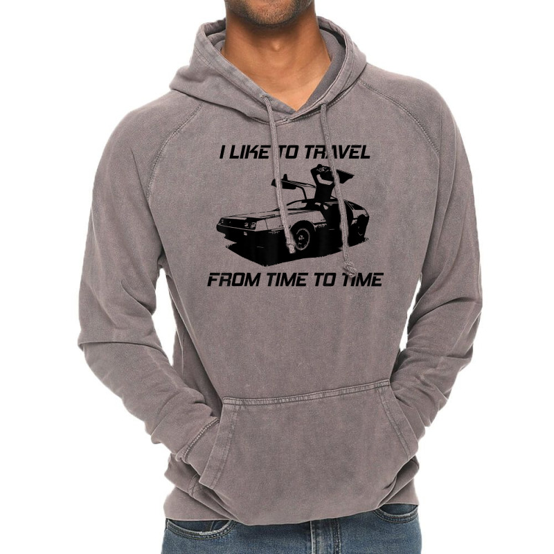 I Like To Travel From Time To Time. Funny Retro Car Vacation T Shirt Vintage Hoodie by shoaibmolleda | Artistshot