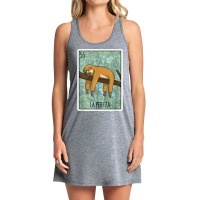 La Pereza Lottery Gift The Sloth Card Mexican Lottery Bingo T Shirt Tank Dress | Artistshot