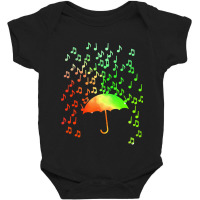 Music Note Shower Baby Bodysuit | Artistshot