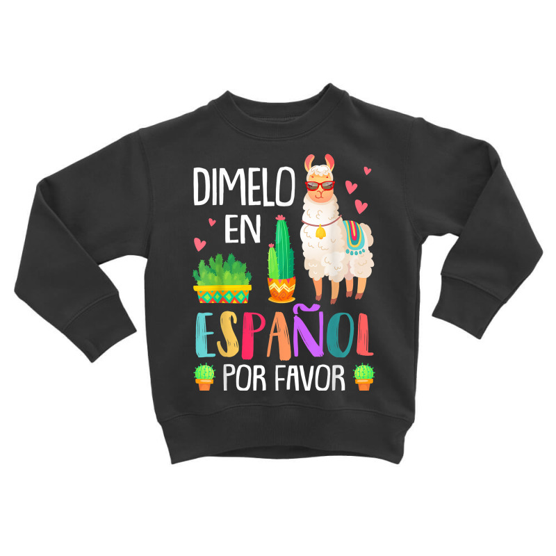 Womens En Espanol Por Favor Bilingual Spanish Teacher Gifts T Shirt Toddler Sweatshirt by riesshrpulice9gx | Artistshot