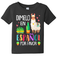 Womens En Espanol Por Favor Bilingual Spanish Teacher Gifts T Shirt Baby Tee | Artistshot