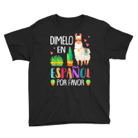 Womens En Espanol Por Favor Bilingual Spanish Teacher Gifts T Shirt Youth Tee | Artistshot