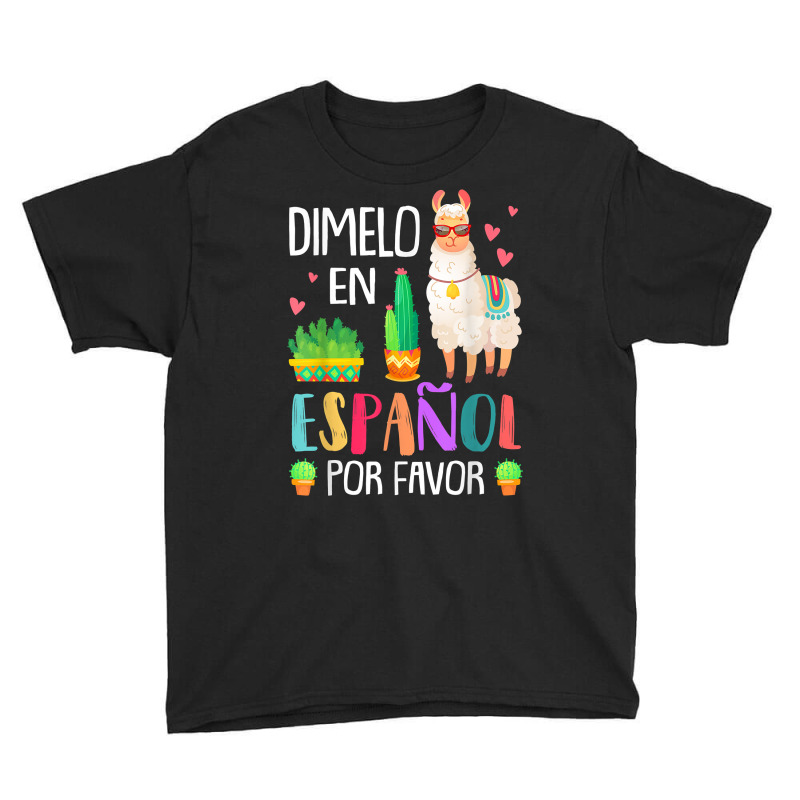 Womens En Espanol Por Favor Bilingual Spanish Teacher Gifts T Shirt Youth Tee by riesshrpulice9gx | Artistshot