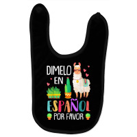 Womens En Espanol Por Favor Bilingual Spanish Teacher Gifts T Shirt Baby Bibs | Artistshot