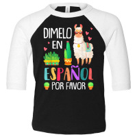 Womens En Espanol Por Favor Bilingual Spanish Teacher Gifts T Shirt Toddler 3/4 Sleeve Tee | Artistshot