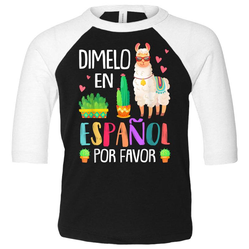 Womens En Espanol Por Favor Bilingual Spanish Teacher Gifts T Shirt Toddler 3/4 Sleeve Tee by riesshrpulice9gx | Artistshot