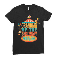 Grandma Of The Birthday Ringmaster Kids Circus Party B Day T Shirt Ladies Fitted T-shirt | Artistshot