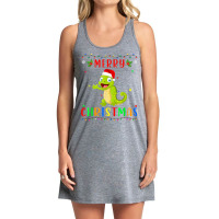 Xmas Light Chameleon Design Matching Christmas Pajama T Shirt Tank Dress | Artistshot