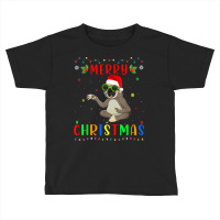 Xmas Light Sloth Design Matching Christmas Pajama T Shirt Toddler T-shirt | Artistshot