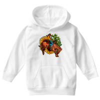 Rodeo Cowboy Sunflower Cactus Youth Hoodie | Artistshot