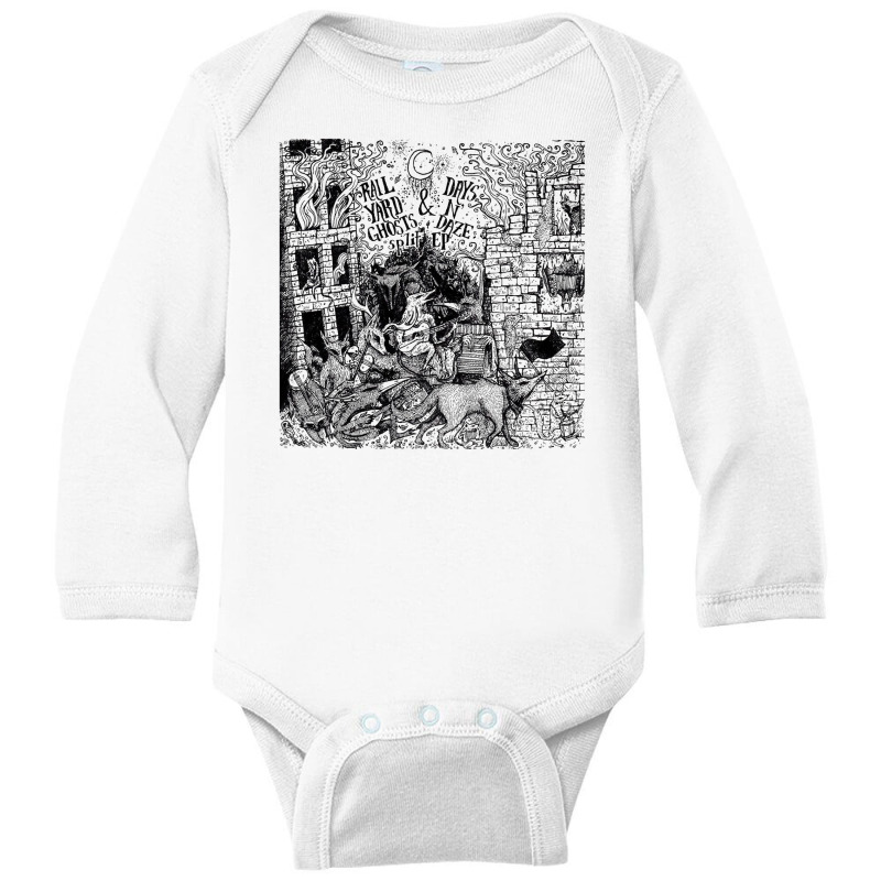 Rail Yard Ghost Long Sleeve Baby Bodysuit | Artistshot