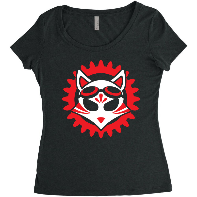 Vulpus Women's Triblend Scoop T-shirt | Artistshot